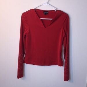 🌸 My Michelle girl’s red top. Size Large.